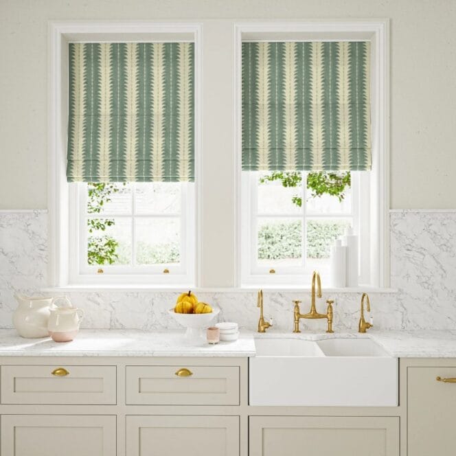 Linwood Ruched Storm Roman Blind
