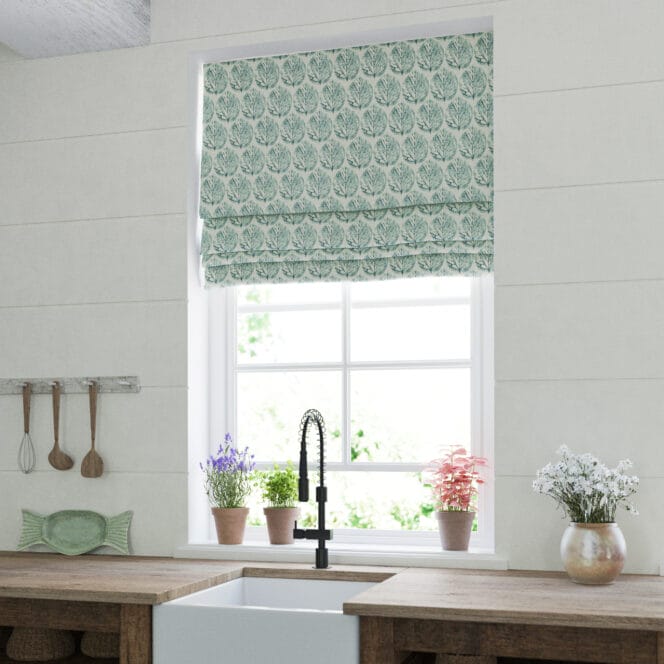 Warwick Thackeray Seaspray Roman Blind