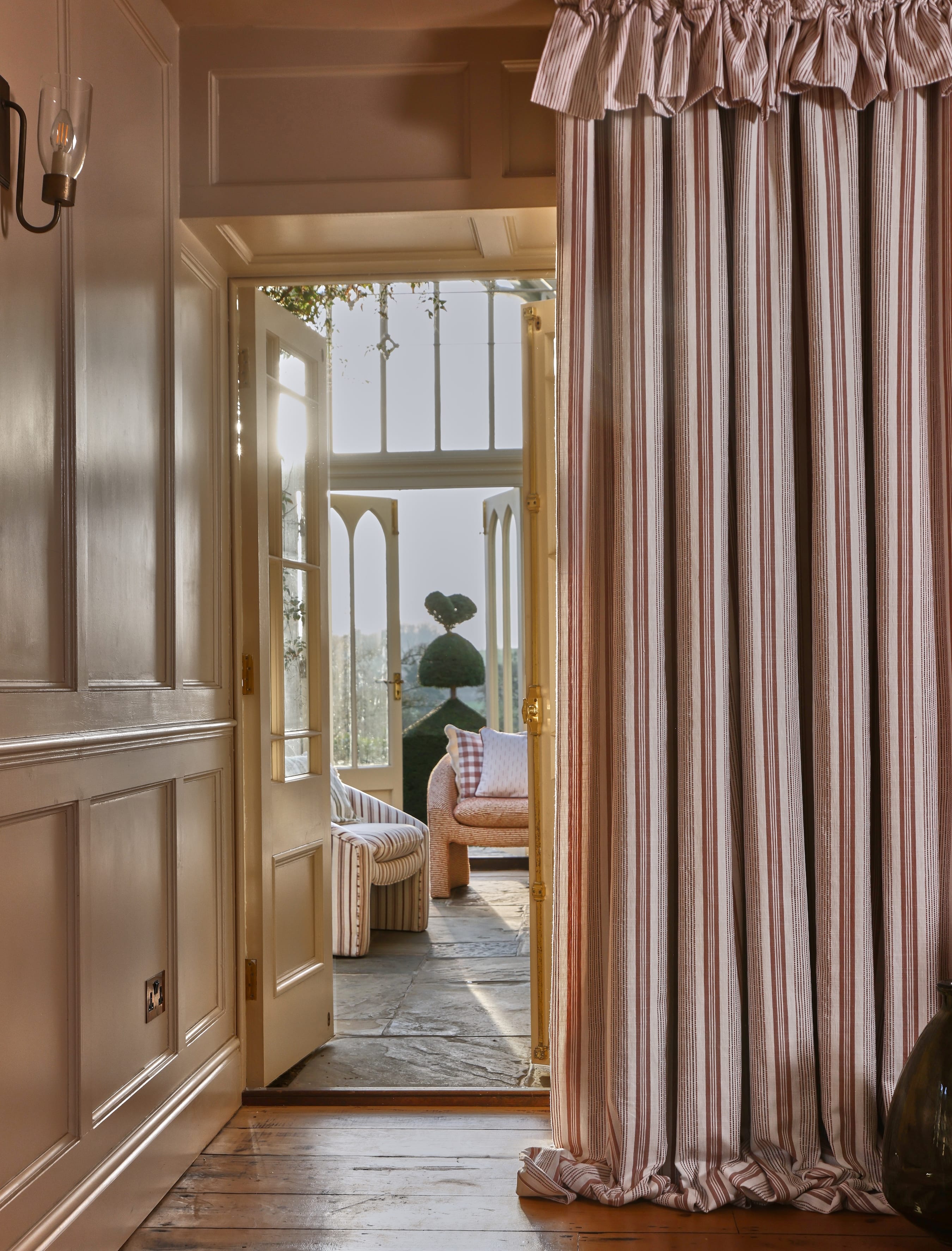 Whisp Ice semi sheer curtains