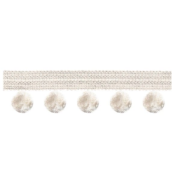 Sewing House White Pom Pom Trim Sewing House White Pom Pom Trim