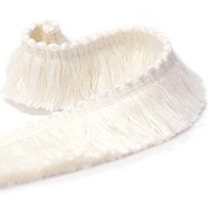 Sewing House Cream Cut Ruche Fringe Trim