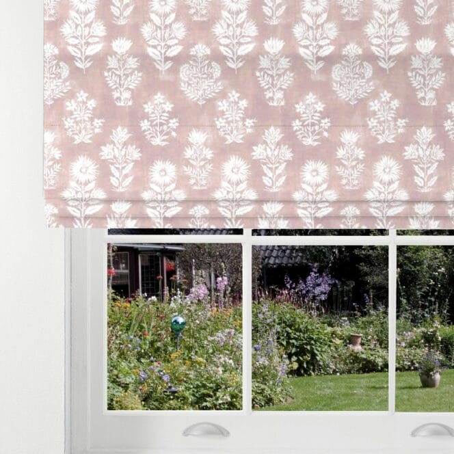Warwick Rosalee Pastel Roman Blind