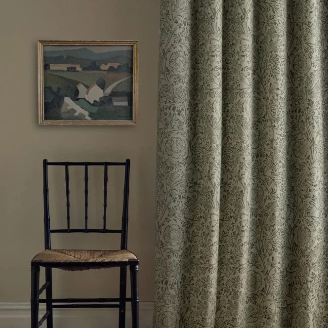 Morris & Co Chamomile Bayleaf Curtains