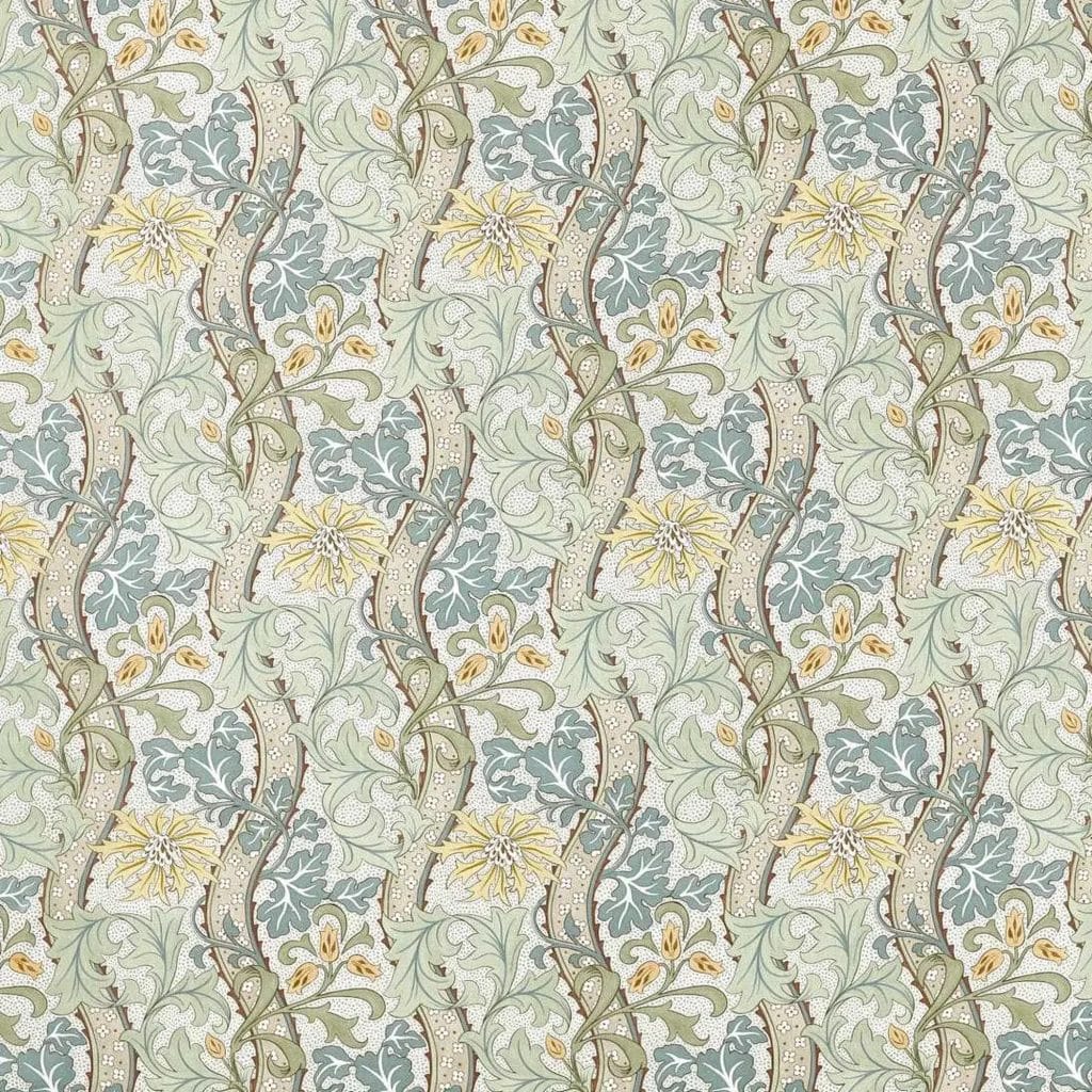 Morris & Co Cornflower Lemon Sage Curtains Morris & Co Cornflower Lemon Sage Curtains