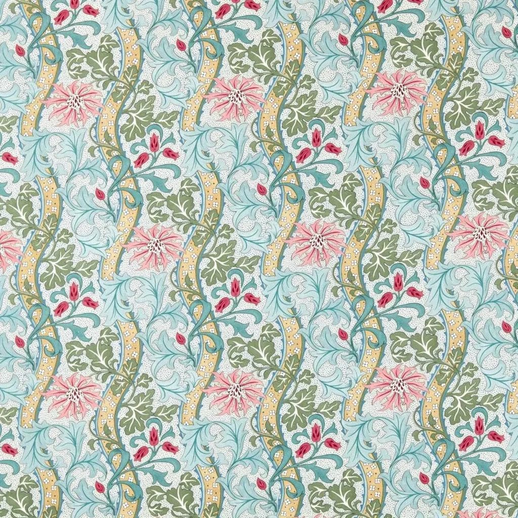 Morris & Co Cornflower Rose Woad Curtains Morris & Co Cornflower Rose Woad Curtains