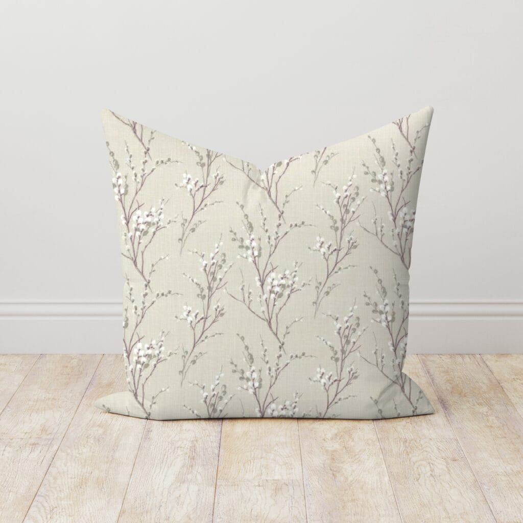 Laura Ashley Pussy Willow Natural Cushion Laura Ashley Pussy Willow Natural Cushion