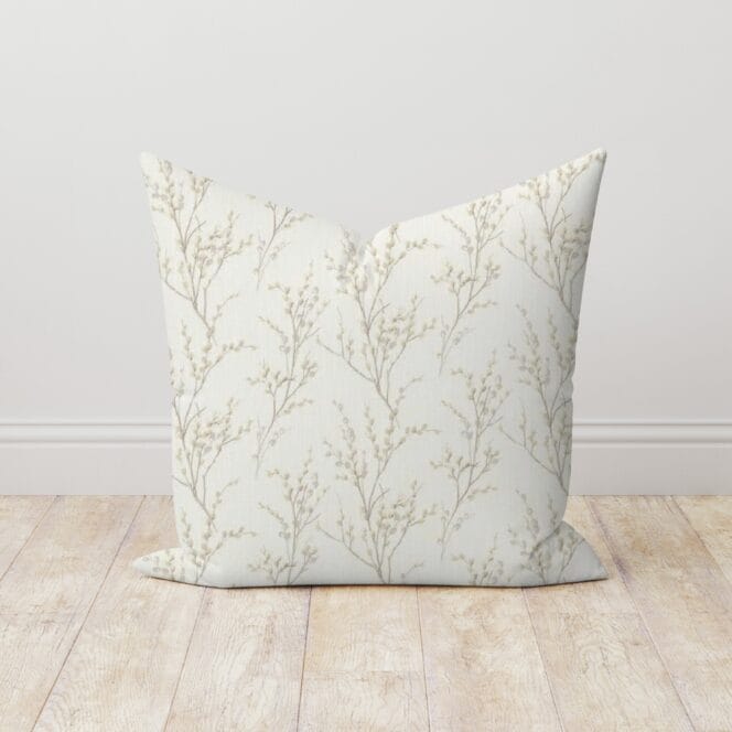 Laura Ashley Pussy Willow Dove Grey Cushion