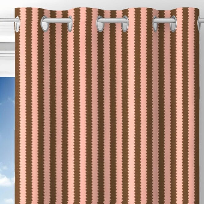 Regency Aperigon Putty & Walnut Curtains