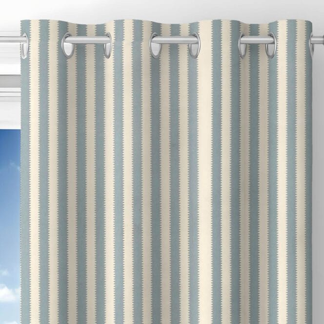 Regency Aperigon Smog Blue Curtains