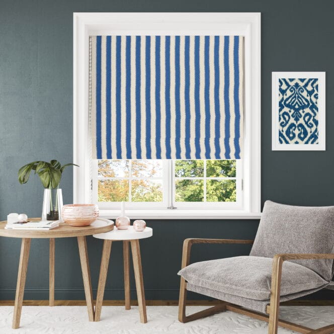 Regency Aperigon Brighton Blue Roman Blind