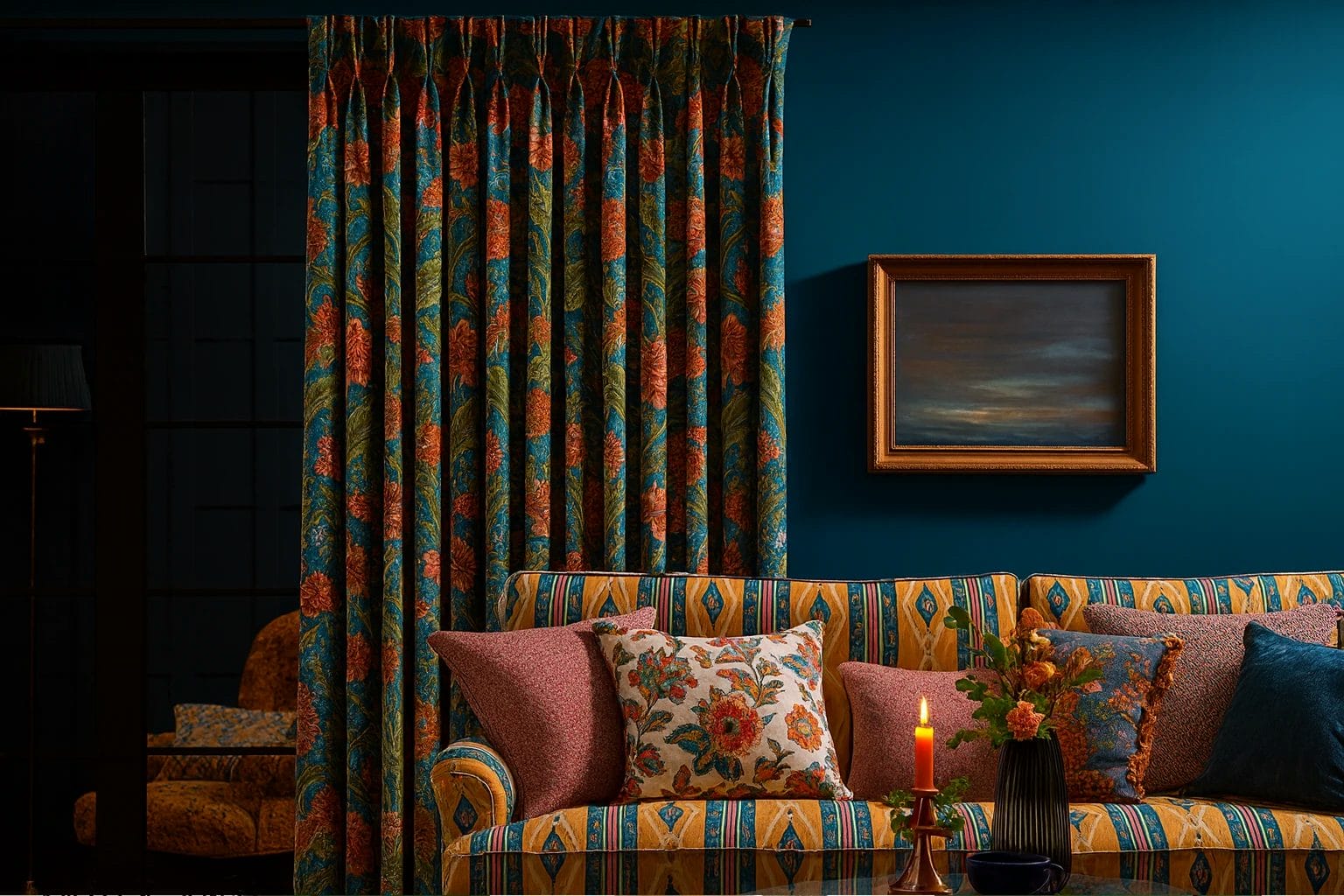 beautiful blue room
