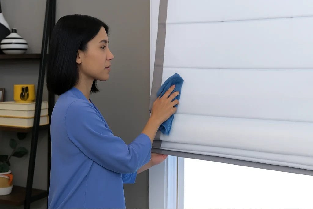 How to Clean Roman Blinds Without Damaging Them
