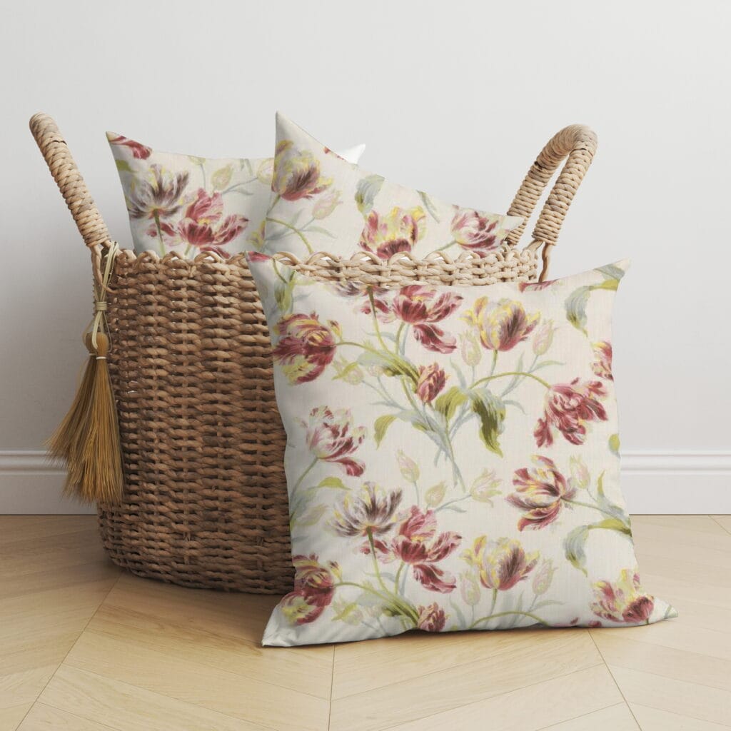 Laura Ashley Gosford Cranberry Cushion Laura Ashley Gosford Cranberry Cushion
