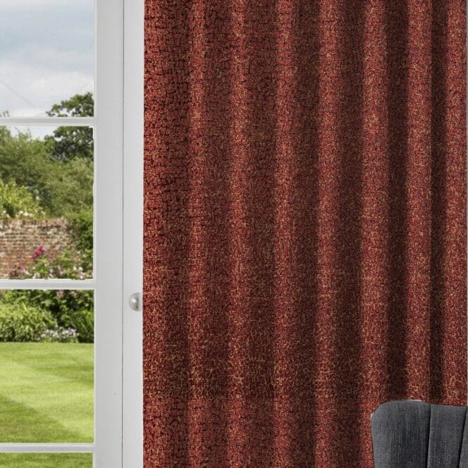 Sewing House Marlowe Bordeaux Curtains