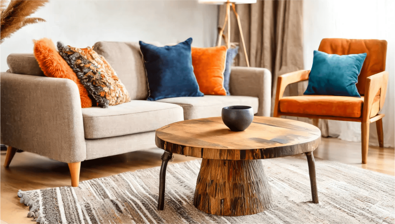 Small Space Magic Tricks with Made to Measure Curtains and Cushions