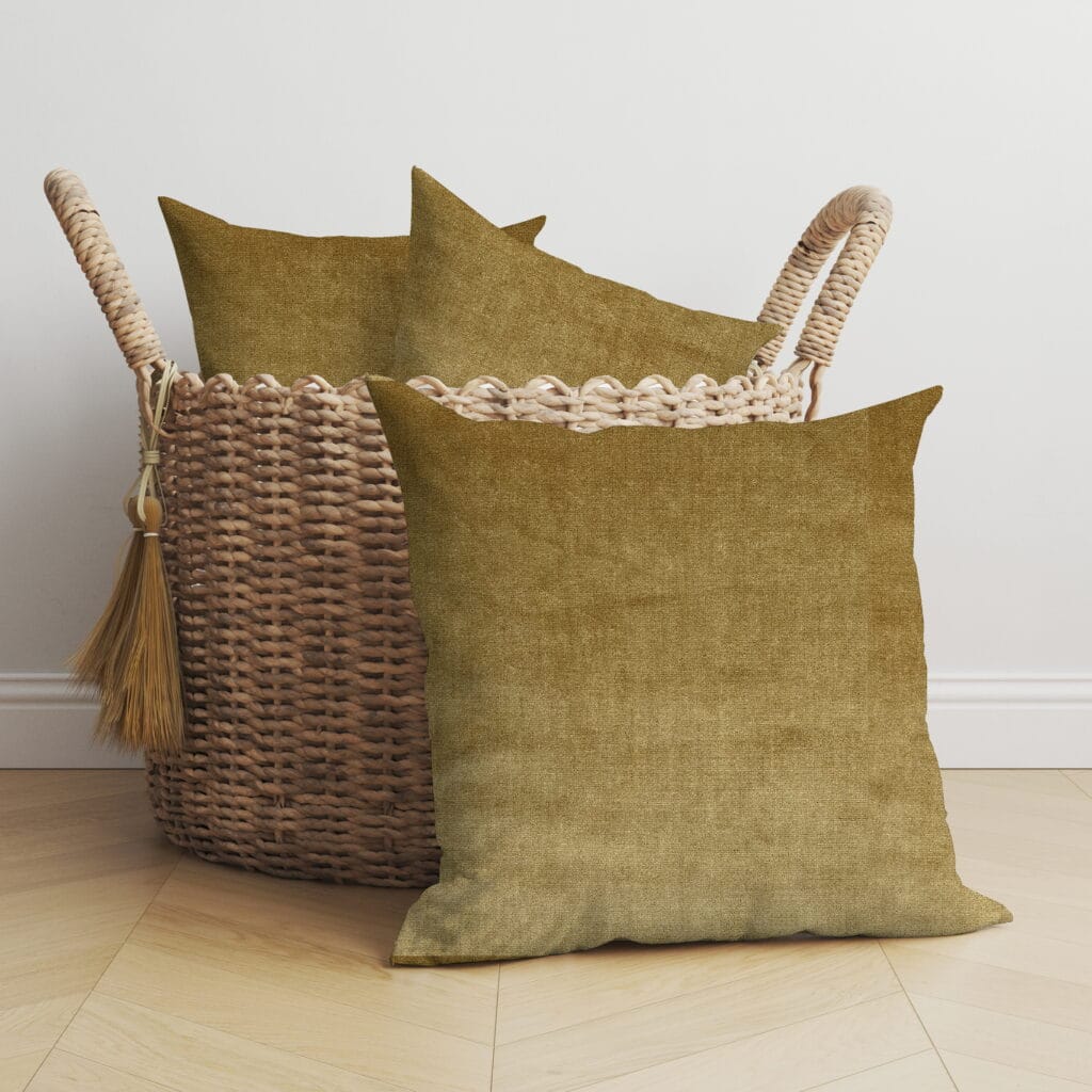 Velour Gold Cushion Velour Gold Cushion