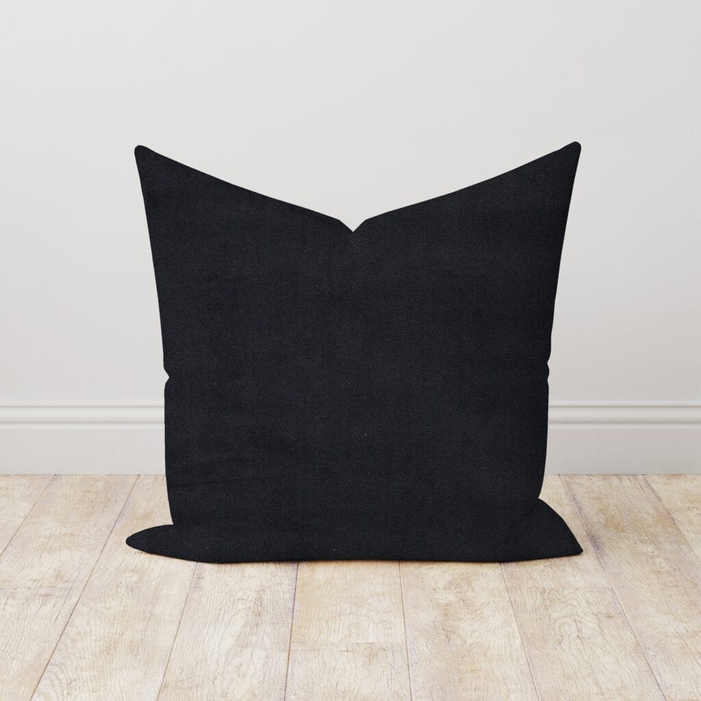Velour Onyx Cushion Velour Onyx Cushion