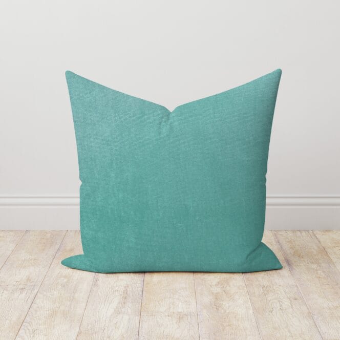 Velour Teal Cushion