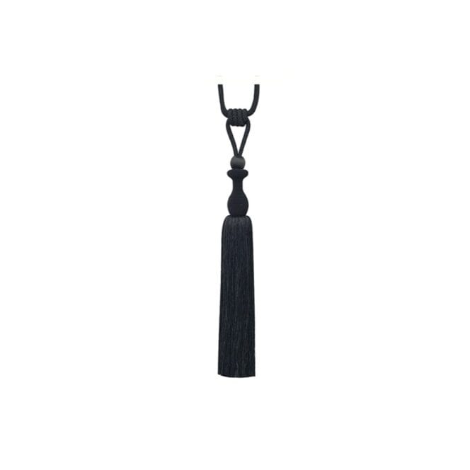 Sewing House Rope Black Tiebacks