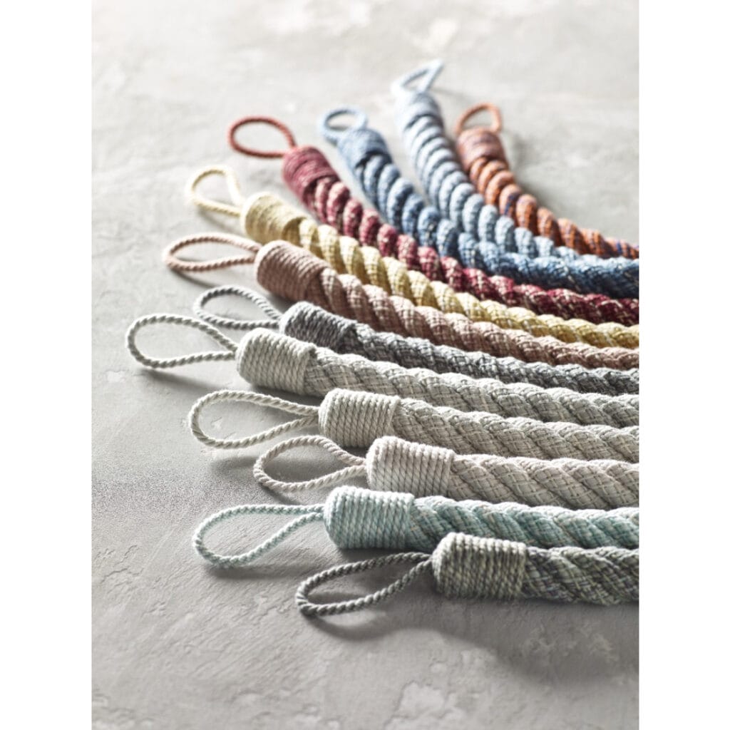 Laura Ashley Felton Rope Steel Tiebacks