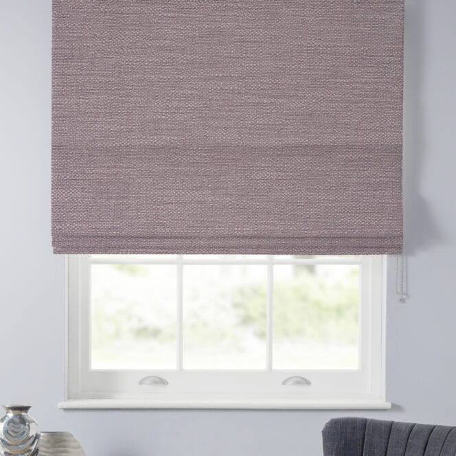 Rustic Heather Roman Blind