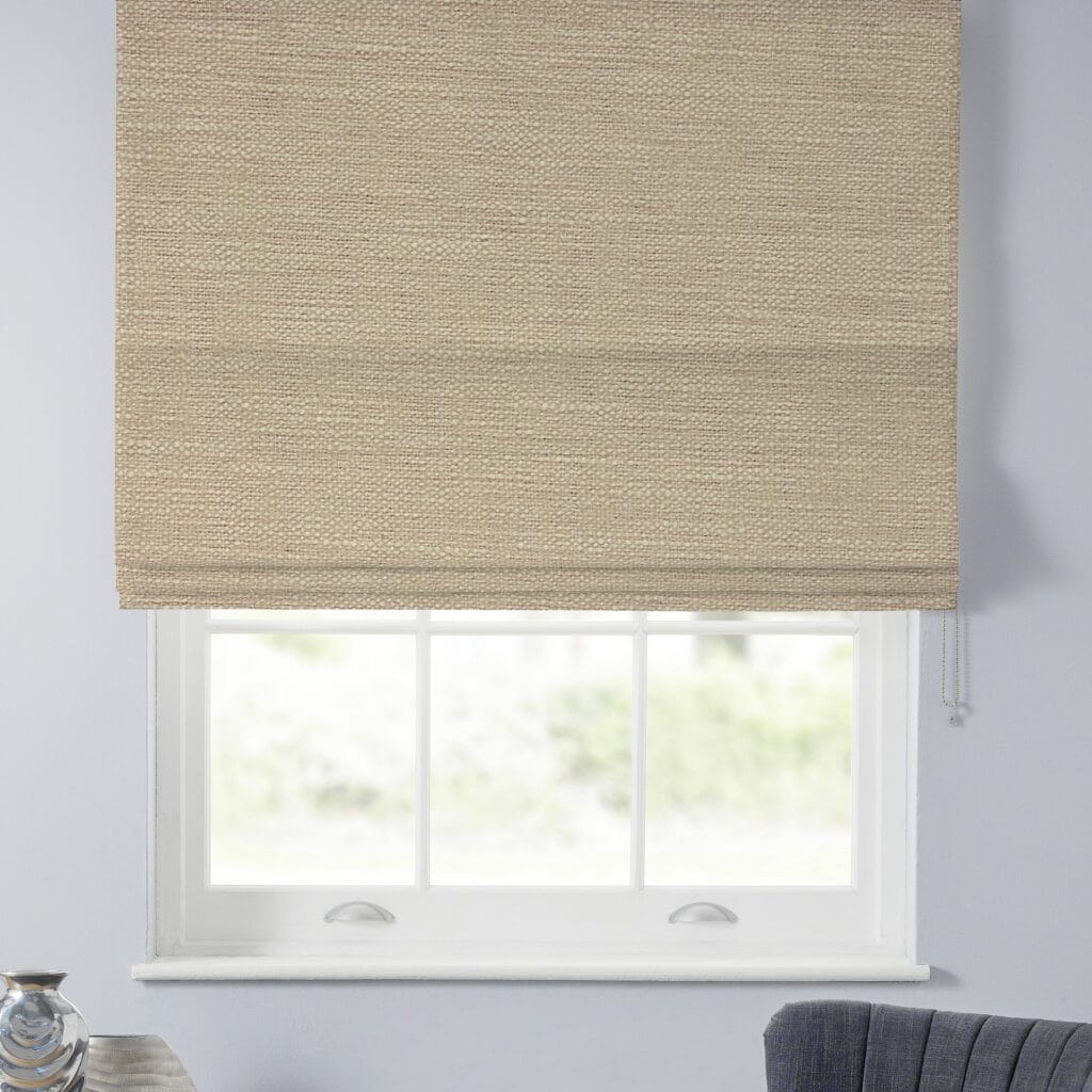 Rustic Parchment Roman Blind Rustic Parchment Roman Blind