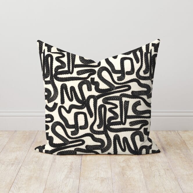 ILIV Script Graphite Cushion