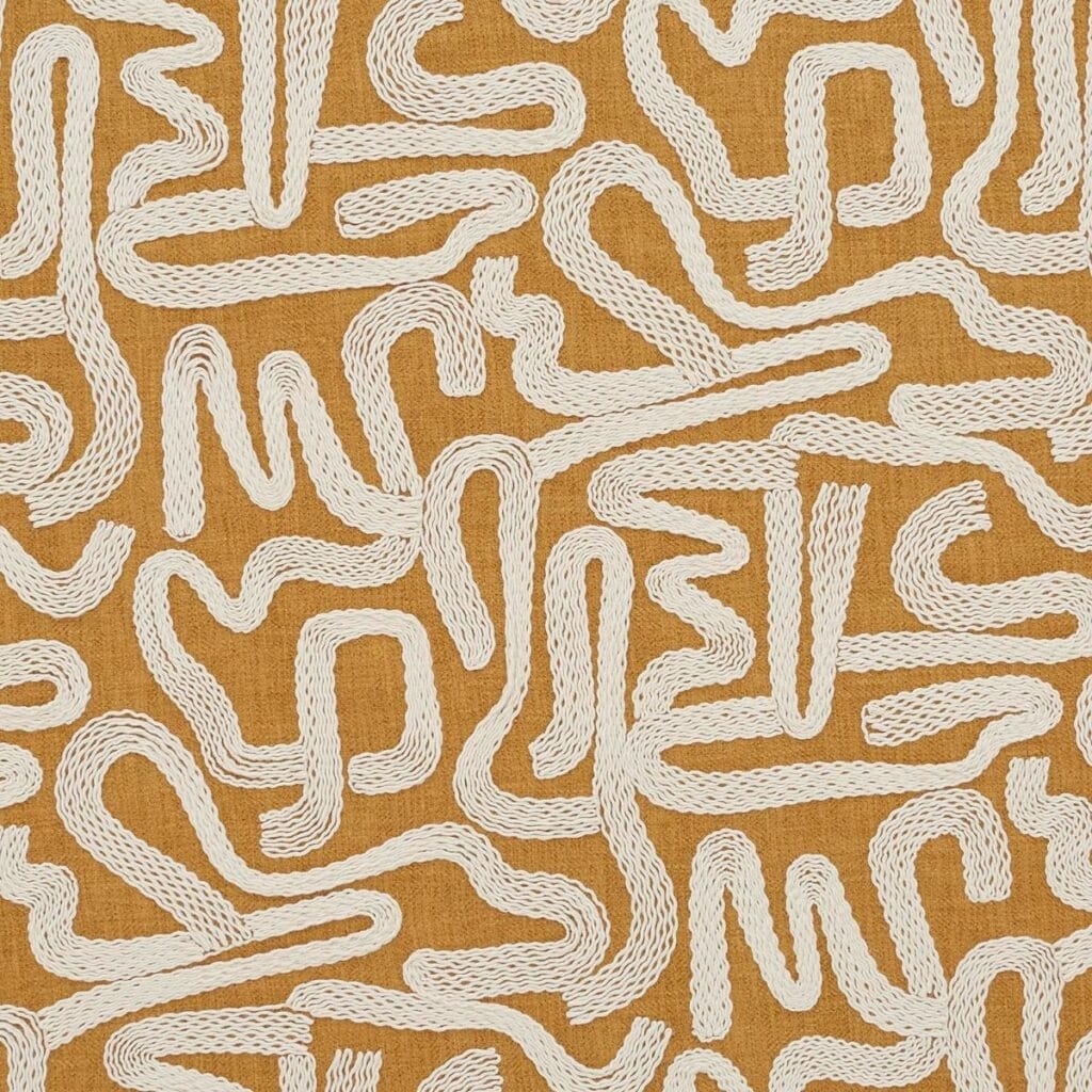 ILIV Script Ochre Cushion