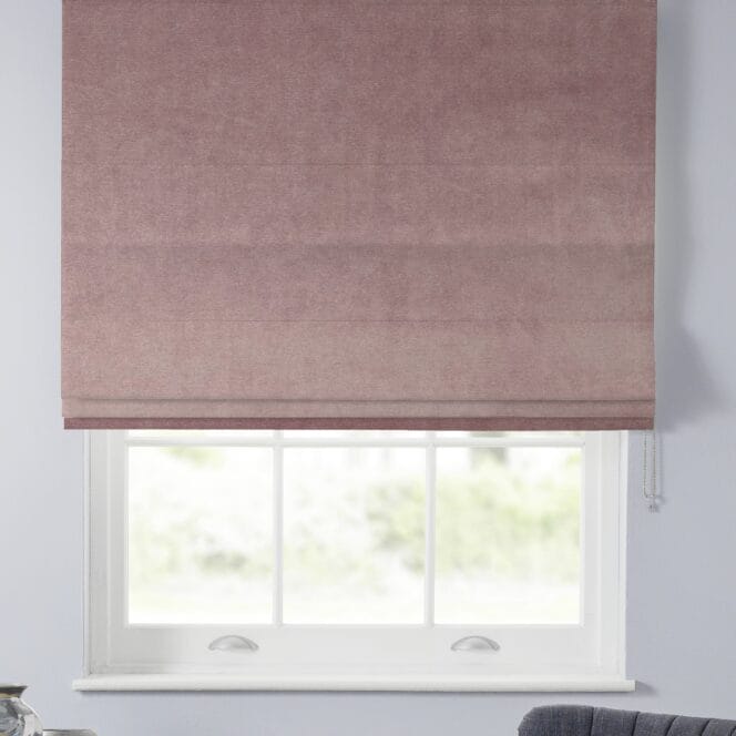 Velour Petal Roman Blind
