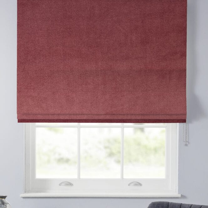 Velour Rosebud Roman Blind