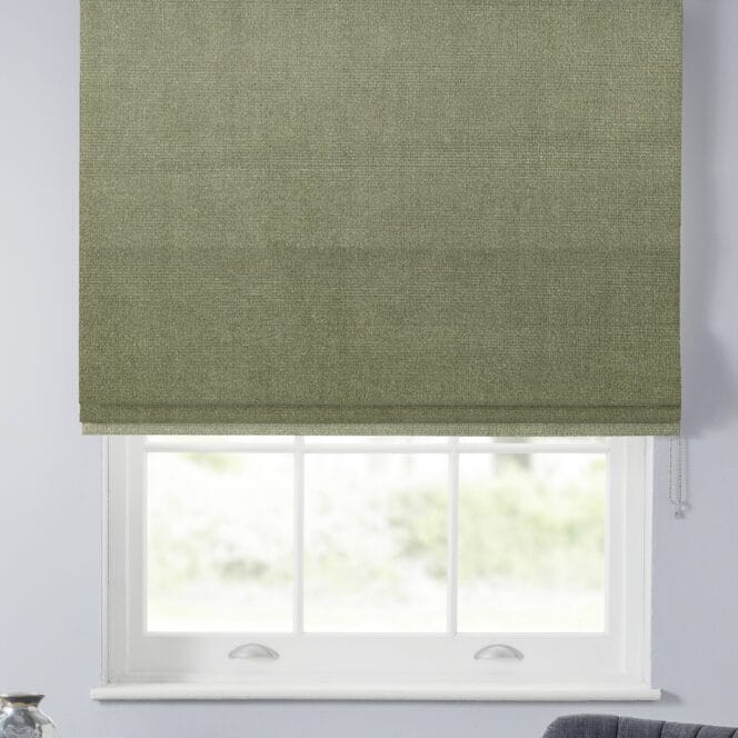 Velour Willow Roman Blind