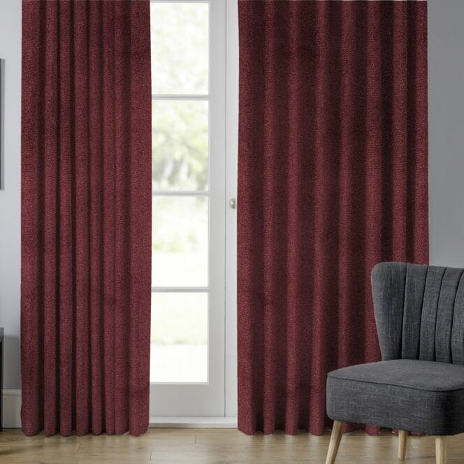 Velour Bordeaux Curtains