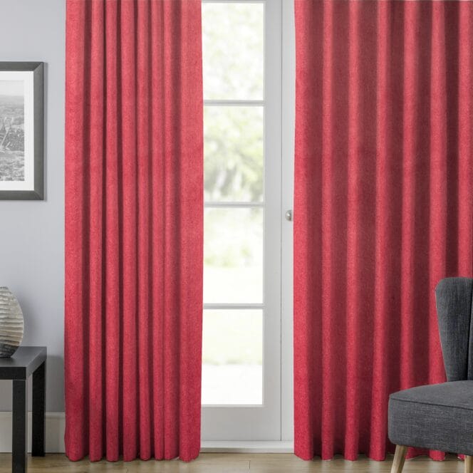 Velour fuschia Curtains