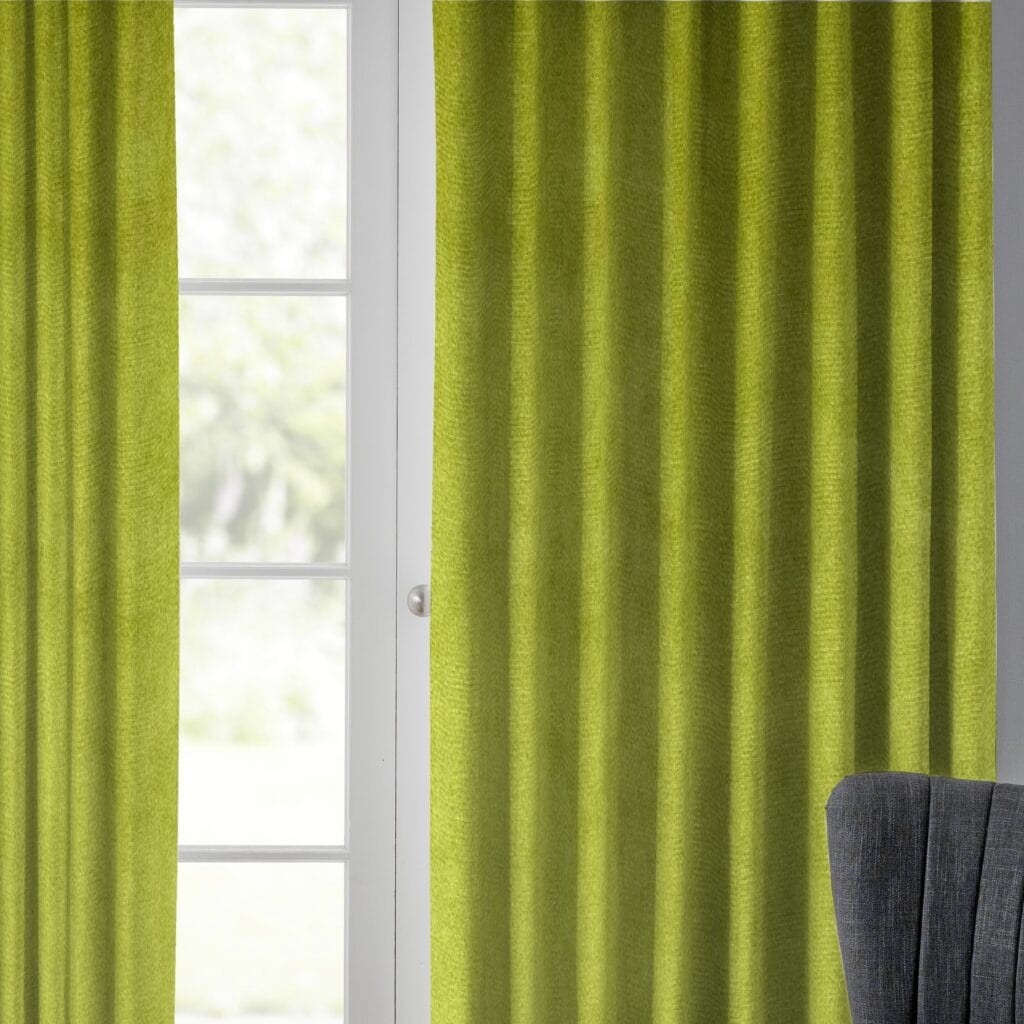 Velour Grass Curtains Velour Grass Curtains