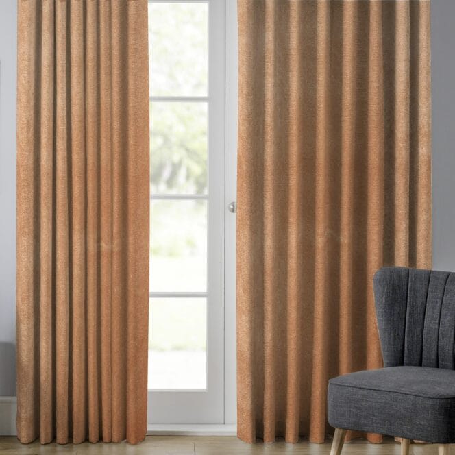 Velour Henna Curtains