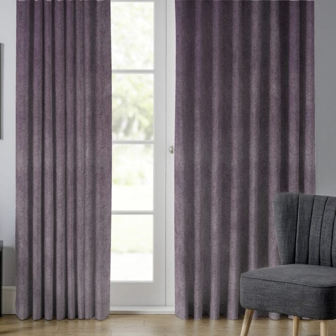 Velour Mulberry Curtains