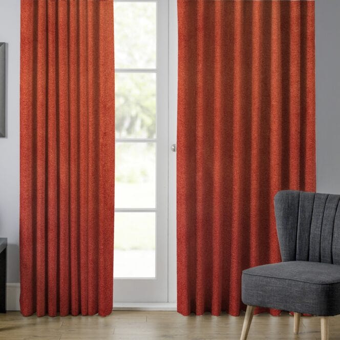Velour Oxblood Curtains