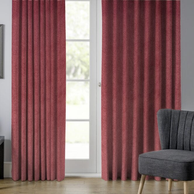 Velour Rosebud Curtains