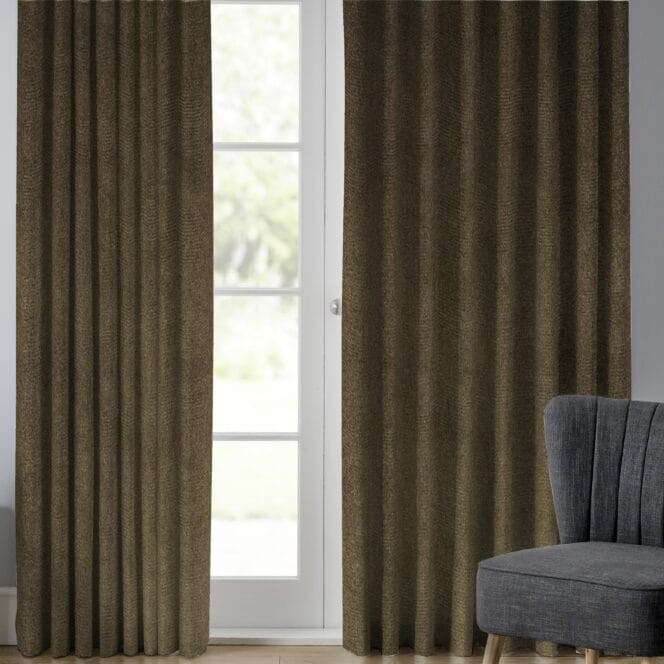 Velour Walnut Curtains