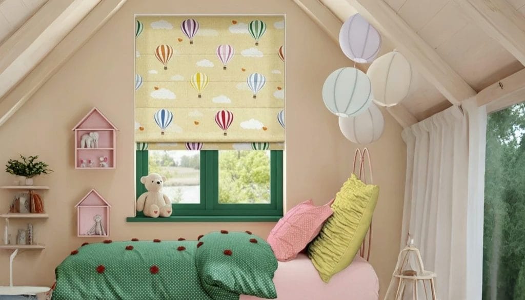 Patterned Roman Blinds For Children’s Rooms: Balancing Fun And Functionality