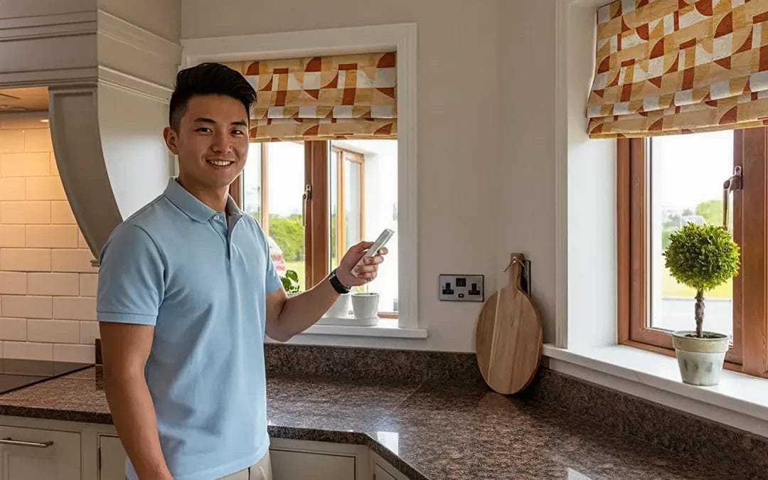 Motorised Roman Blinds: How to Integrate Them Seamlessly into Modern Kitchens