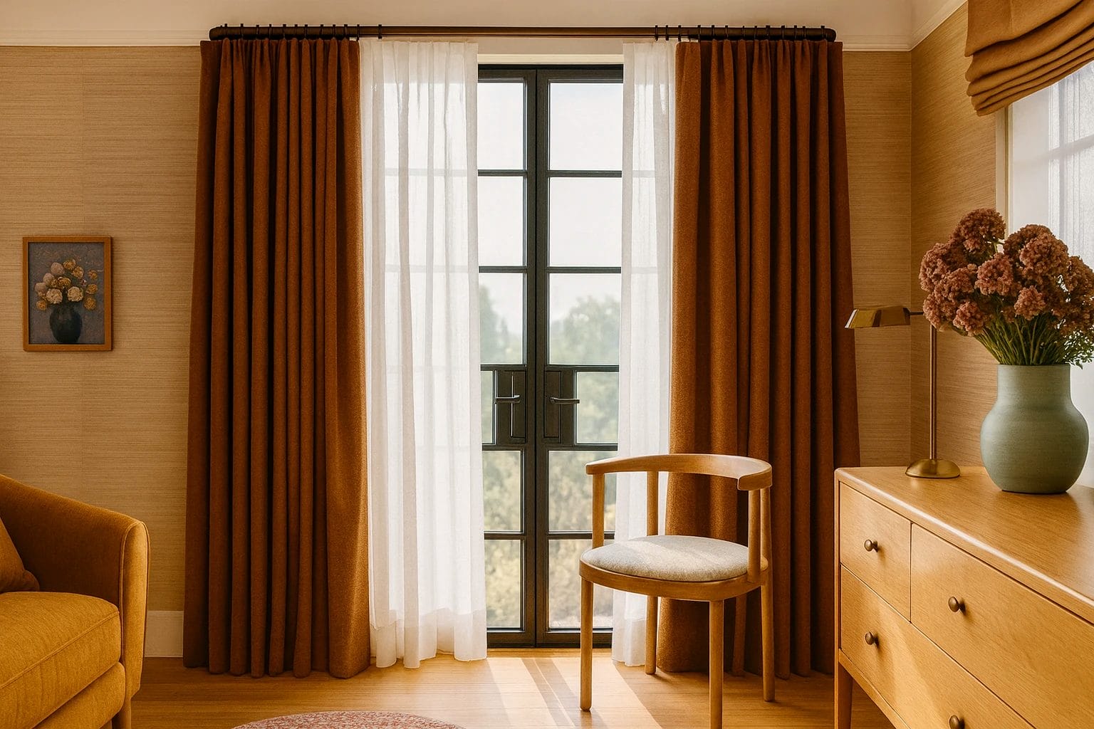 How To Layer Made-to-Measure Curtains with Sheers for Year-Round Versatility