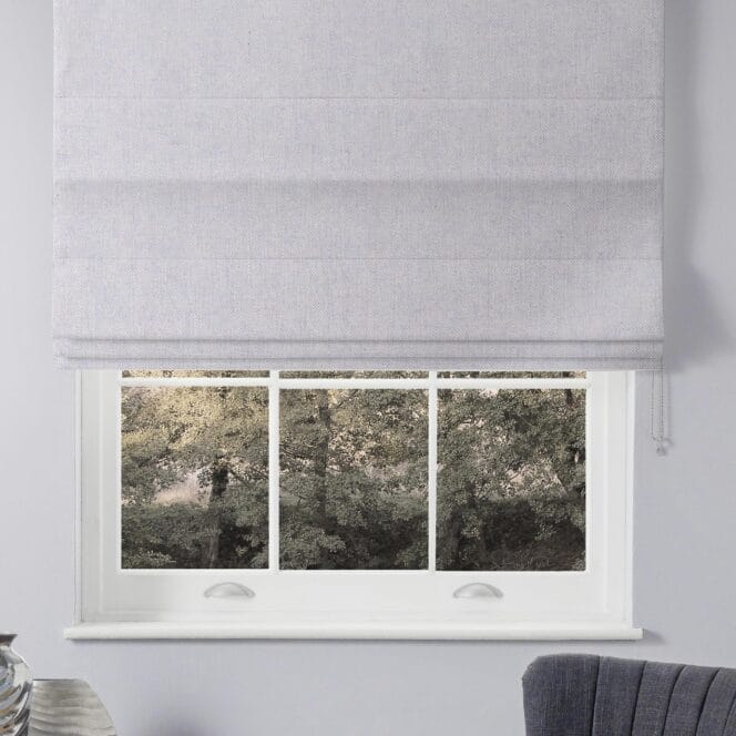 Sewing House Polly Lavender Roman Blind