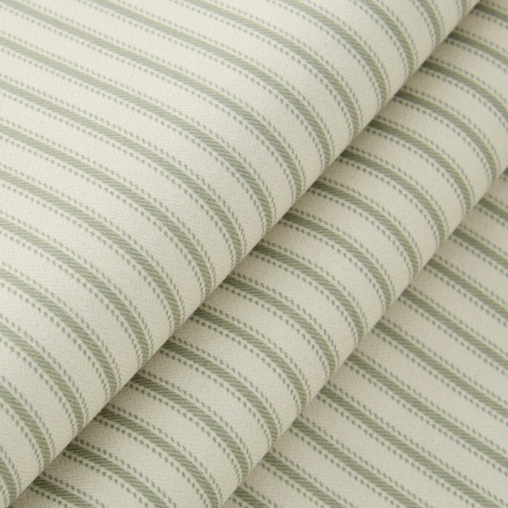 Sewing House Heritage Stripe Sage Blackout Lining Sewing House Heritage Stripe Sage Blackout Lining